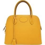 HERMES Bolide 31 2-Way 單肩包/手提包 附〇Z印章 (1996年製造) 皮革/Couchvel Jaune/黃色 女款