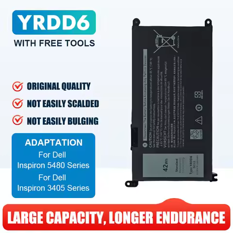 YRDD6 3680MAH Laptop Battery For Dell Latitude 3400 P120G P111G P90F Inspiron 5490 5491 5493 5498 Se