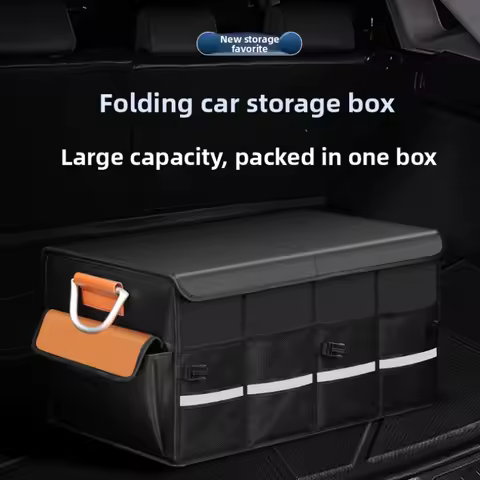 Car Trunk Storage Box In-car Essentials In-car Storage Items Outdoor Foldable Organizing Storage Box