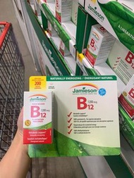 ［加拿大代購］Jamieson維他命B12 1200MCG 200 粒