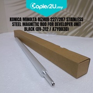 KONICA MINOLTA BIZHUB 227/287 STAINLESS STEEL MAGNETIC ROD FOR DEVELOPER UNIT BLACK (DV-312 / A7Y003