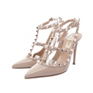【二手】Valentino Rockstud漆皮穆勒鞋 女款二手 B