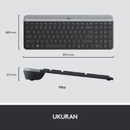 Wireless keyboard and mouse Logitech MK470 combo ultra slim silent
