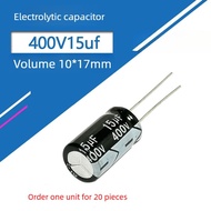 400V15uf  10x16mm High Frequency Low ESR Aluminum Capacitor 15uf400v 400v 15uf 400v15mf 15mf400v 400