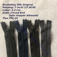 Original YKK Zipper 7 Inch 17 CM YKK Zipper/ 7 Inch