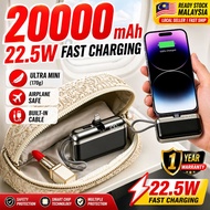 Mini PowerBank 3C Powerbank 20000mAh Powerbank Fast charging Digital Display for iPhone Android 30W 