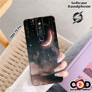 HP Oppo F11 Pro Softcase Oppo F11 Pro Latest Silicone Pro Camera Fashion Case Moon Cover Oppo F11 Pr