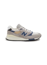 NEW BALANCE GREY DAY 998 LOW TOP LACE UP SNEAKERS