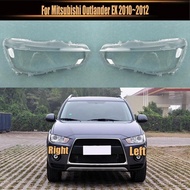 For Mitsubishi Outlander EX 2010~2012 Car Accessories Headlight Cover Shade Headlamp Shell Transpare