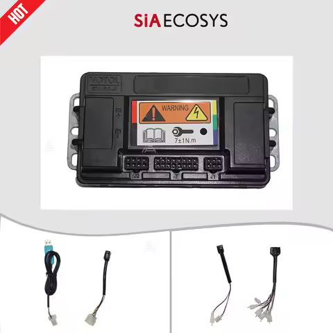 Programmable Votol EM50-4 Controller 72V 2000W One-Line Protocol, Sine Wave FOC for E-Scooter & Moto