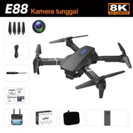 Roscloud drone E88 pro drone fotografi udara kamera ganda HD mainan drone terbang quadcopter yang st