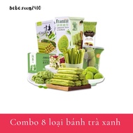Combo set of 8 types of green tea cakes