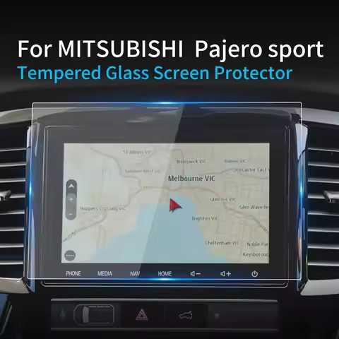 Tempered glass For Mitsubishi Pajero Sport 2020 8 inch infotainment radio LCD gps Navigation Screen 