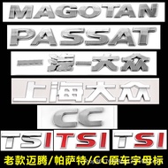 Suitable for Volkswagen Old Style Magotan B7 Passat CC Car Label Sticker Rear Word Label Letter Labe