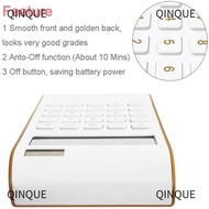 QINJUE  Calculator, 114x190x37mm Black/Red/Blue/White Calculator, Durable Plastic Portable Calculato