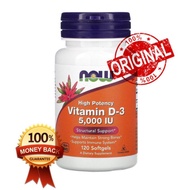Now Vitamin D3 5000 IU Original 100% Import USA 5000IU