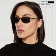 PR ** Metal Small Square Frame Sunglasses European American ins Star Same Style Sunglasses Men Women