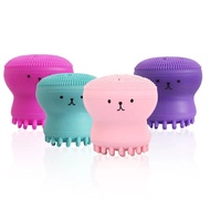 Jellyfish Octopus Silicone Facial Cleaning Brush Exfoliator Berus Penyental Muka