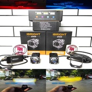 IBRIGHT ZE8 Mini Laser Blue Lens Motorcycle Car Spotlight Super Bright EyeDEVIL