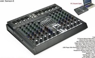 Mixer Ashley 8 Channel Samson 8 Samson8 Original