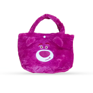 Gratis Ongkir - Tas Bulu Lucu Motif Karakter / Cute Fluffy Mini Tote Bag