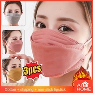 3d Washable and reusable KF94 mask Kain kf94 cotton mask Boleh Basuh Dewasa adult women men Korea KF