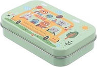 ORFOFE Candy Can Storage Box - Small Tin with Push Lid Metal Tin for Travel Portable Tinplate Can 95