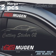 Mugen power Gutter sticker cover Car Gutter honda mugen power 2pcs