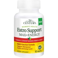 21st Century Estro Support Max + Energy, 30 Count