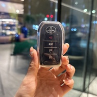 TPU Car Key Case Cover for Toyota RAV4 Crown Hilux Fortuner Camry Land Cruiser Prado Alphard Vellfir