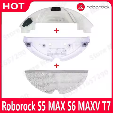 New Roborock S5 MAX S50 MAX S55 MAX S6 MAXV T7 Pro Tray Mops Water Tank Spare Parts Vacuum Cleaner A