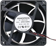 Avanexpress 120x38mm Cooling Fan, Replacement for AFB1212SHE High CFM Cooling Fan, 120mm by 120mm by