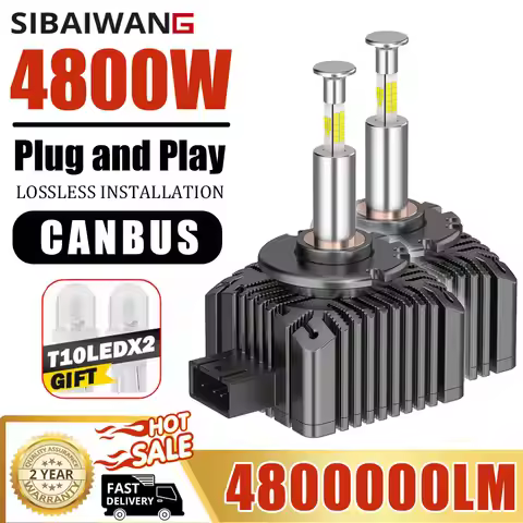 2Pcs 360 Led D1S D3S D2S LED Headlights Canbus 1:1 HID D1R D3R D2R Auto Lamp D4S D4R D8S D8R Plug&Pl