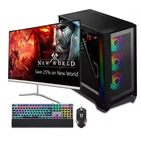 Game Desktop Host Core I3 I5 I7 CPU 8G RAM 120GB 256GB 512GB SSD Supply PC Gaming Desktop Computer w