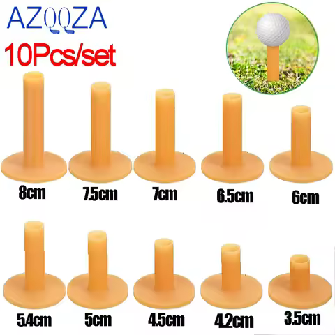 10 Pieces Golf Range Tees Set Rubber Golf Tees for Range Mats Golf Rubber Tees Driving Range for Pra