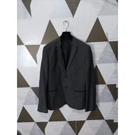 H&M gray blazer casual slimfit jacket eur 52