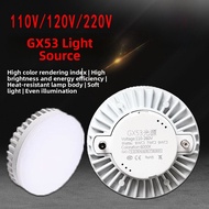 Gx53 Led Bulb 220V 5W 7W 9W Tri-Color Absorbed Ceiling Light Bulb Home Decor Lighting Source