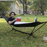 Camping Bed Portable Oxford Cloth Hammock Bracket High Density 7075 Elastic Wire 300D Aluminum Alloy