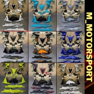 RAPIDO BODY COVER SET SYM VF3I-185 (STICKER TANAM/AIRBRUSH) SYM VF3I COVERSET