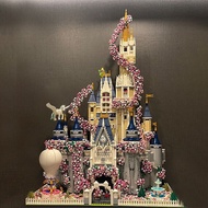 Compatible with Lego Disney Sakura Castle Building Girl Series High Difficulty Large Building Blocks Assembled Model Gift