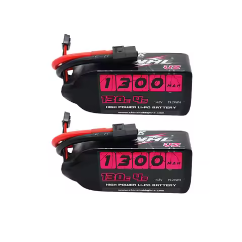 2PCS CNHL 4S 14.8V Lipo Battery 1100mAh 130C With XT60 Plug For FPV Airplane Quadcopter Helicopter