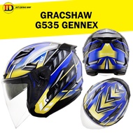 G535 GENNEX BLAZING Cream/SBR Blue (L)
