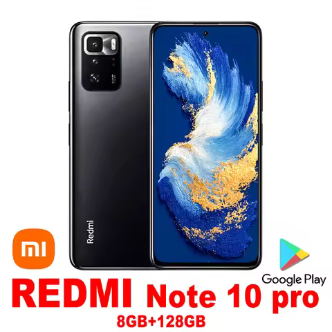 [EU/US/UK specifications]XIAOMI Redmi Note 10 pro 2400x1080 resolution 8GB +128GB fashion smart phon
