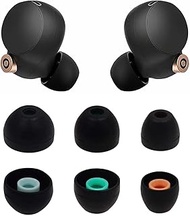BLUEWALL Ear Tips eartips Earbuds Tips Compatible with Sony WF-1000XM4, Fit in Case Earbuds Slicone Tip Compatible with Sony WF-1000XM4 WF-C500, 3 Pairs S/M/L