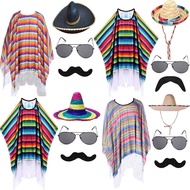 【Ready Stock🇲🇾】Traditional Senorita Costume for Children & Adults Mexican Fancy Dress Mexico Cosplay