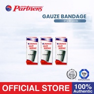 Partners Gauze Bandage 3 inch x 10 yards (3 ROLLS)