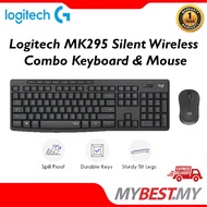 LOGITECH Wireless Keyboard & Mouse Combo MK295 with Silent Touch, Less Noise & Long-lasting Battery