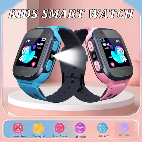 Children Smart Watch 2G Postion Tracker SOS Phone Call Camera Voice Chat Kids Smartwatch Boys Girls 