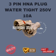 3 PIN HNA PLUG WATERTIGHT 250V/10A