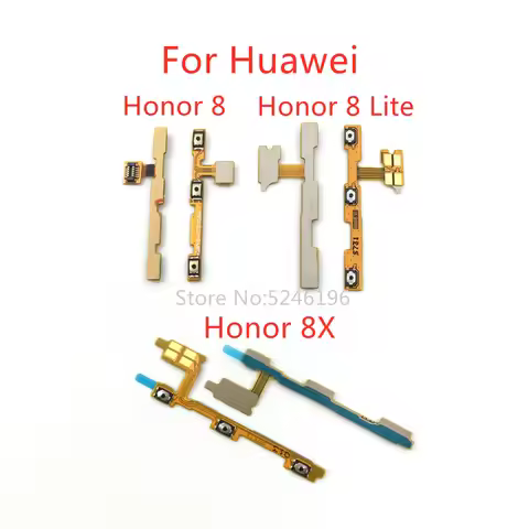 1pcs Power On / Off Key Mute Volume Button Ribbon Flex Cable For Huawei Honor 8 Honor 8 Lite Honor 8